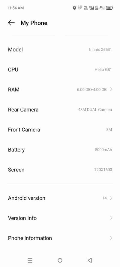 Infinix Hot 50i