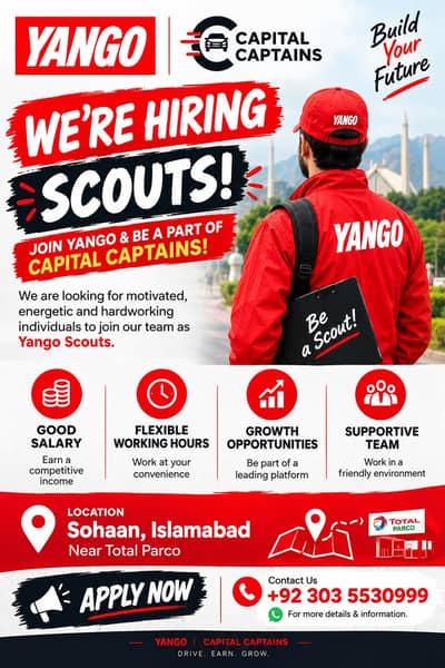 Yango – Capital Captains is Hiring Scouts! 