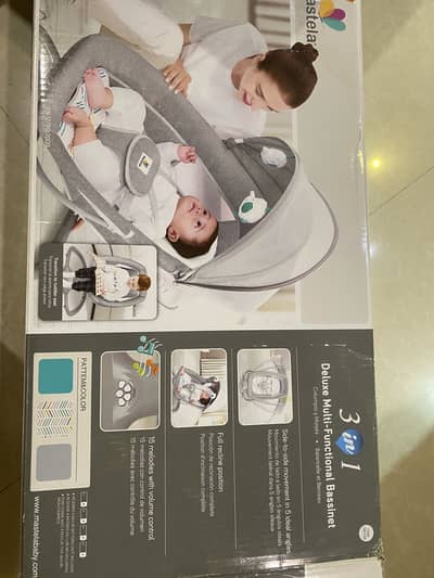 Mastela Deluxe 3in1 Multi-Functional Bassinet