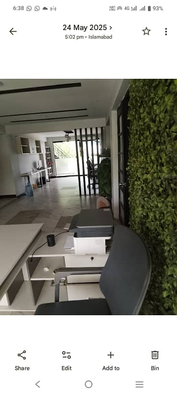 Blue area office 2500 square feet jinnah avenue for Rent