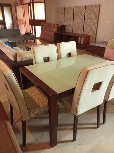 dinning 6chairs with table