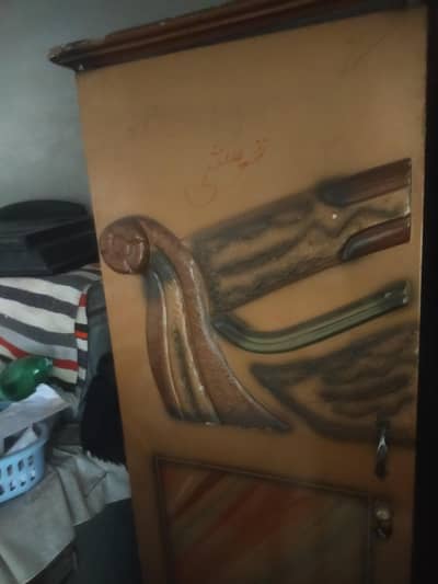 3 door almari lakadi wali