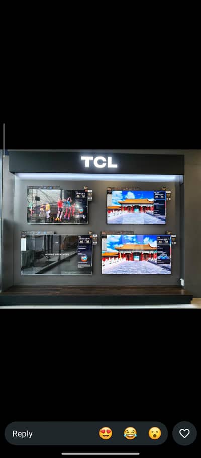 TCL LCDs available from 32" to 85"