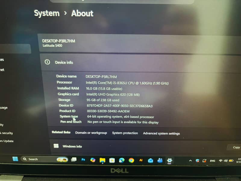Dell leptop 8