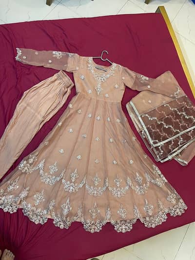 Asim Jofa 3 Piece Ready to Wear Frock (Medium)