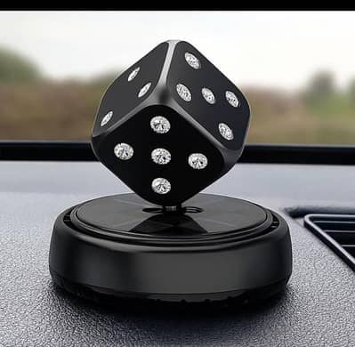 Dice-Shaped Car Dashboard Solar Freshener