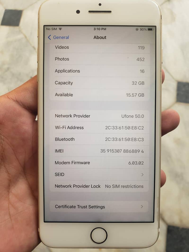 Iphone 7plus Pta Approved 4