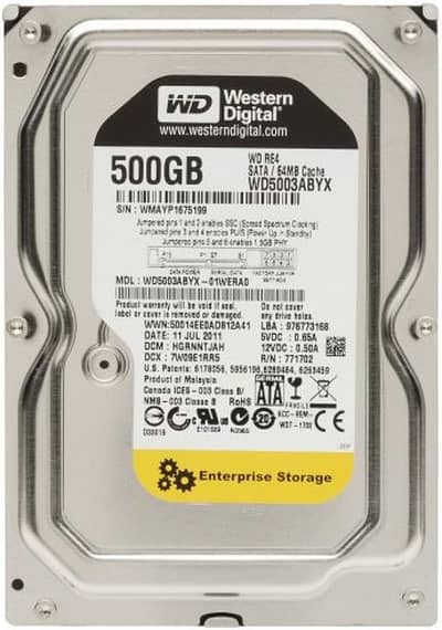 WD 500GB Enterprise Storage