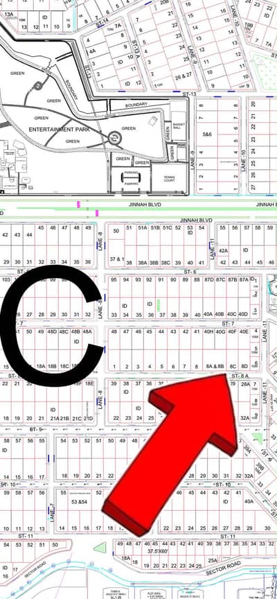 1 kanal Residential Plot Available for sale in DHA phase 2 Islamabad