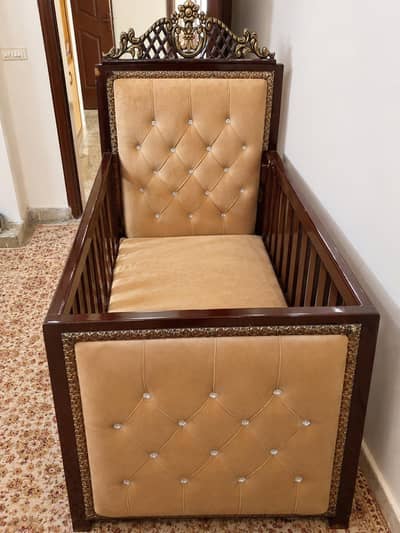 baby cot along with mattress