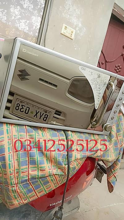 full glass door micro