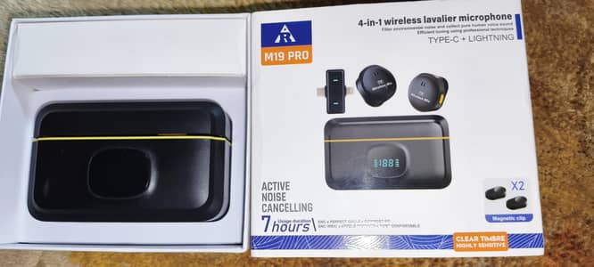M19 pro Brand new Wireless Microphones X2