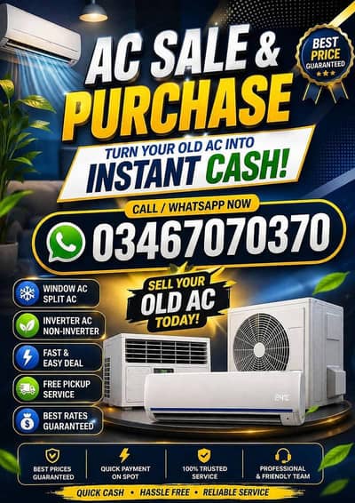 ac sale purchase/dead ac/ scrap ac/window ac/best prices