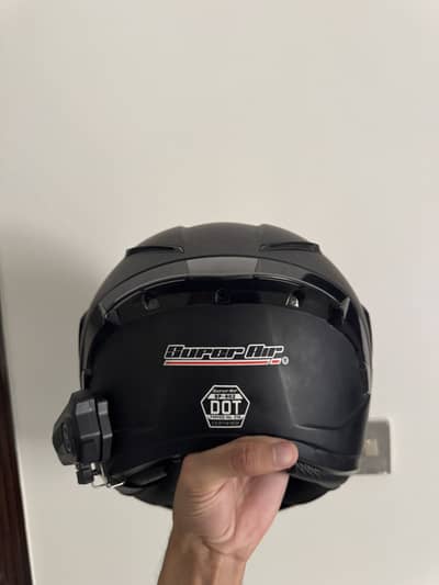 Super Air tinted helmet for sale with intercom ( urgent sell )
