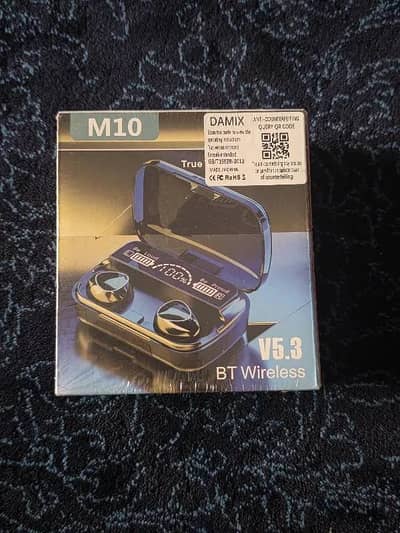 M 10 earbuds avalible dilivery all Pakistan