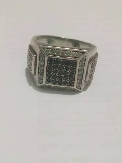 Silver Ring with diamond