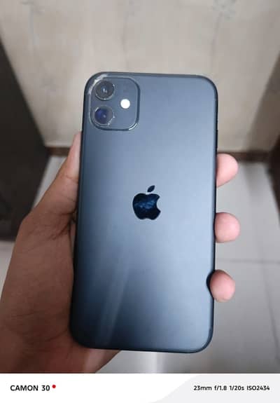 Apple iPhone 11 pta approved with box small black line on screen