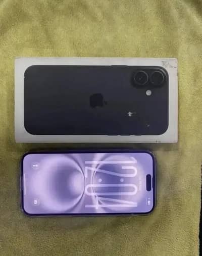 Apple iPhone 16 Plus jv 128 gb black with box