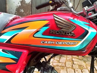 Honda CD70 Red color brand new zero meter