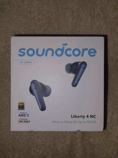 "Soundcore Liberty 4 NC - Complete Box - 10/10 Brand New Condition".