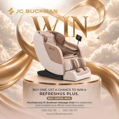 JC Buckman RefreshUs Plus - Advanced Full Body Massage Chair - 50% OFF