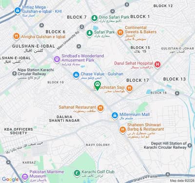 Gulshan Iqbal block 10A 1st Floor 3 Bed DD  Marble Flooring Demand 90000 240 square yards Toyota Scharoom ki back side *Code(16844)*