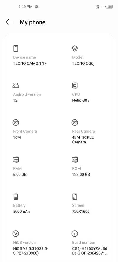 tacno camon 17