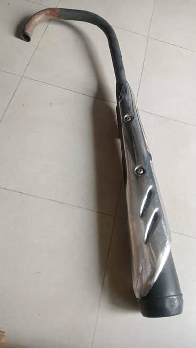 CG 125 silencer black colour