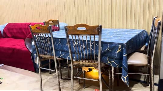 dining table and chairs