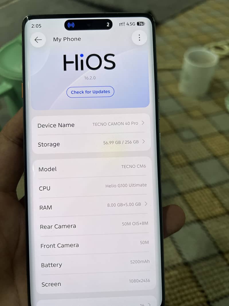 Tecno CAMON 40 Pro 0