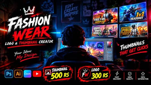 professional logo and thumbnail