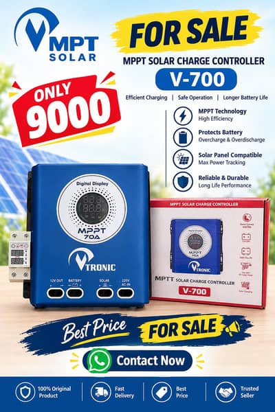 mmpt tronic 70Amp solar charge controller