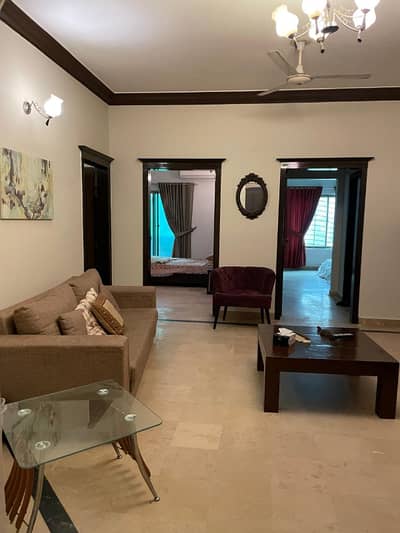 F-11 AL-SAFA 2, Furnished 2200 SQFT 2 Bedrooms Drawing Dining TV Lounge Apartment For Rent 160K