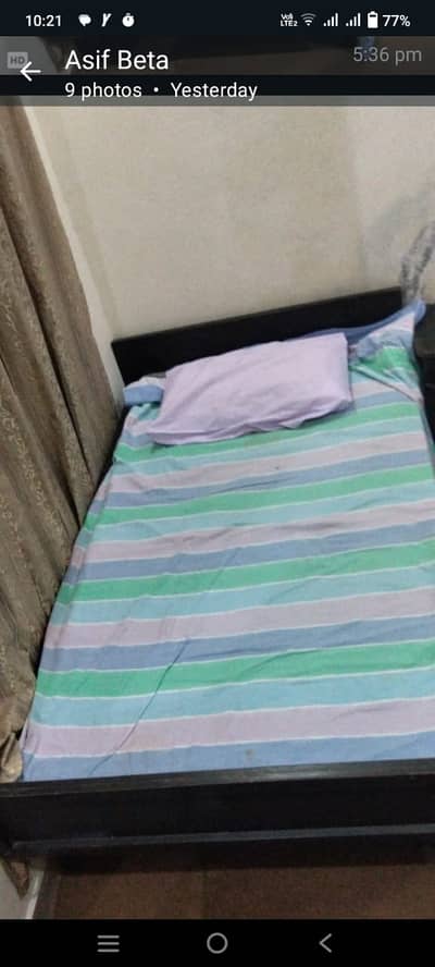 Used 2 single bed . soled larki . 10/8 condition cheap price