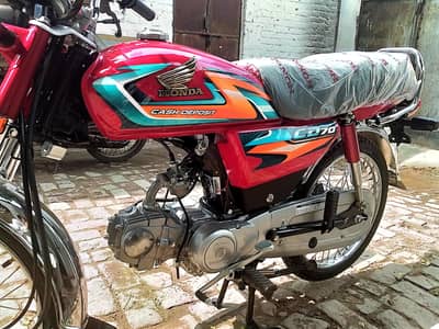 Honda CD70 2027 sticker Red zero meter