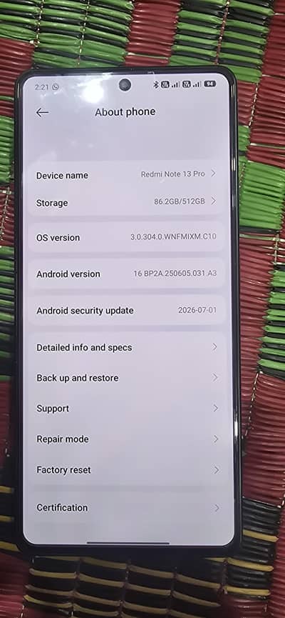 Xiaomi Redmi Note 13 Pro
