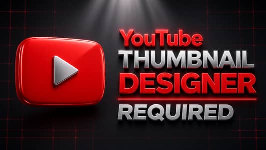 Freelance YouTube Thumbnail Designer Required