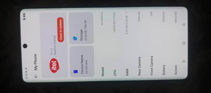 Itel s25 ultra 8/256