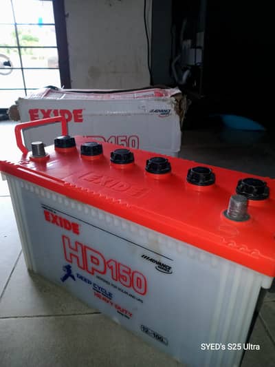 URGENT SALE EXIDE HP150 12V 100AH LEAD ACID UPS&SOLAR BATTERY USED