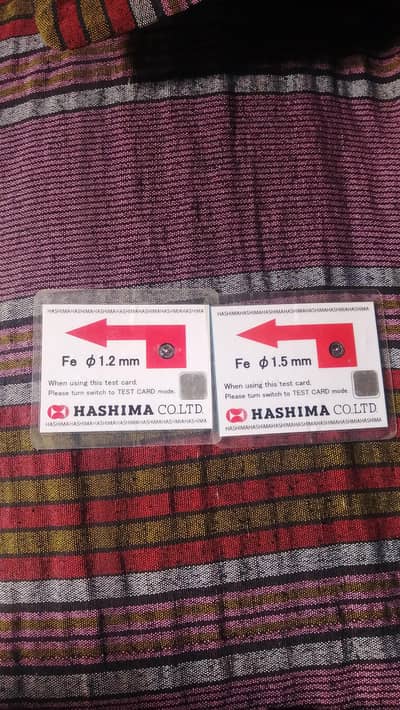 Hashmia metal detector card 1.2 & 1.5 mm Qc use