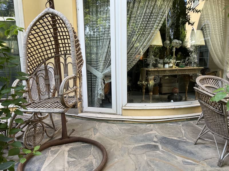 Cane sofa set 1