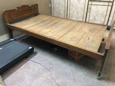 Bed set , shesham wood original