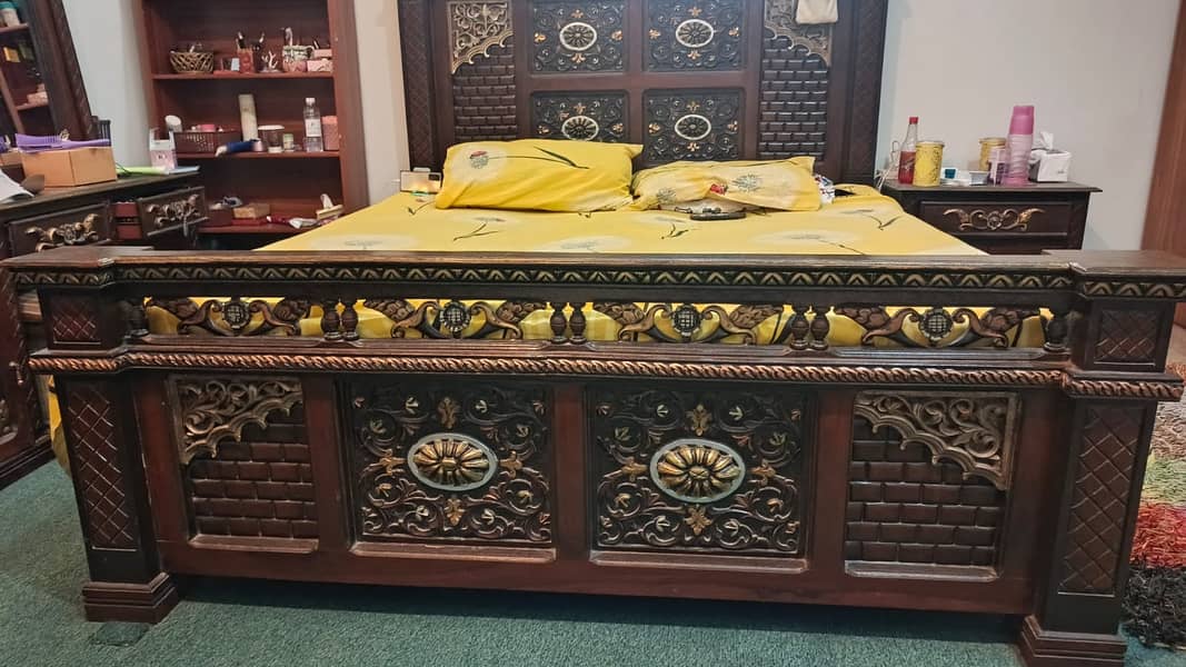 CHINIOTI BED SET 4