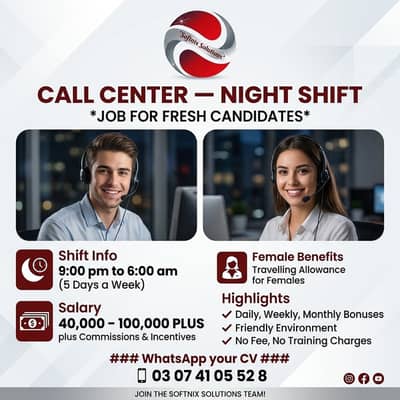Call Center Jobs In Lahore | Male & Female Required | Jobs | CSR Jobs