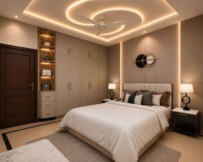 Bedroom 3D interior design