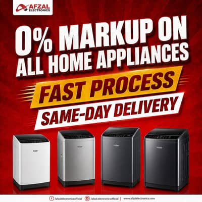 Afzal Electronics, Okara – Haier Fully Automatic Washing Machine