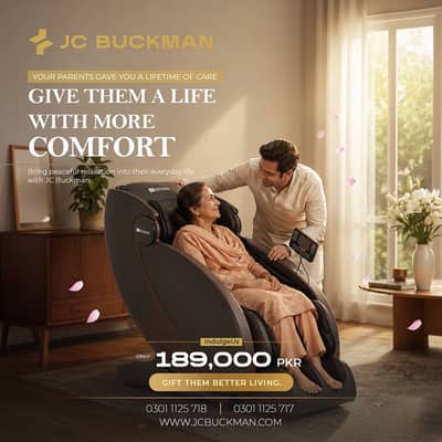 JC Buckman IndulgeUs - Full Body Massage - Zero Gravity - 28 Rollers