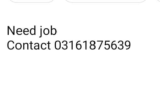 office boy Cook helper safai