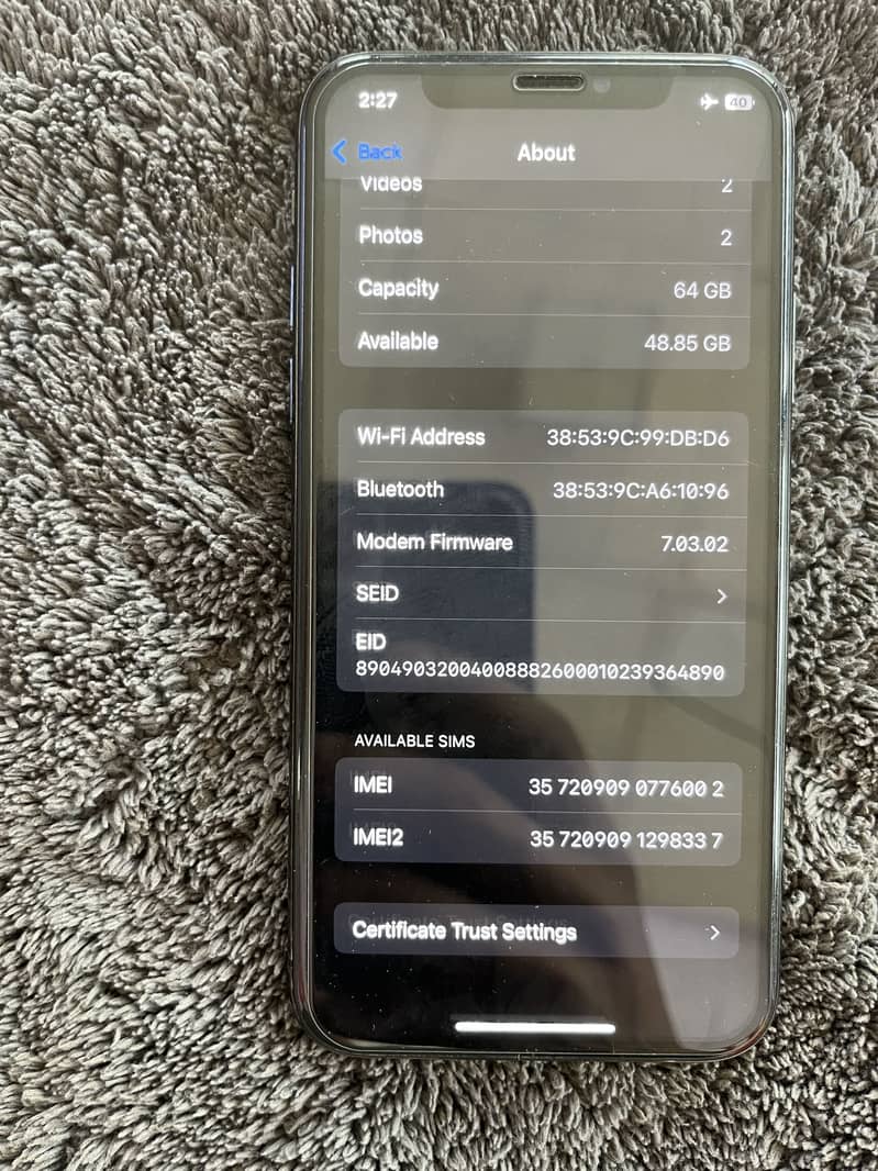 Apple iPhone XS 7