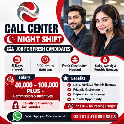 Call Center Jobs In Lahore | Male & Female Required | Jobs | CSR Jobs